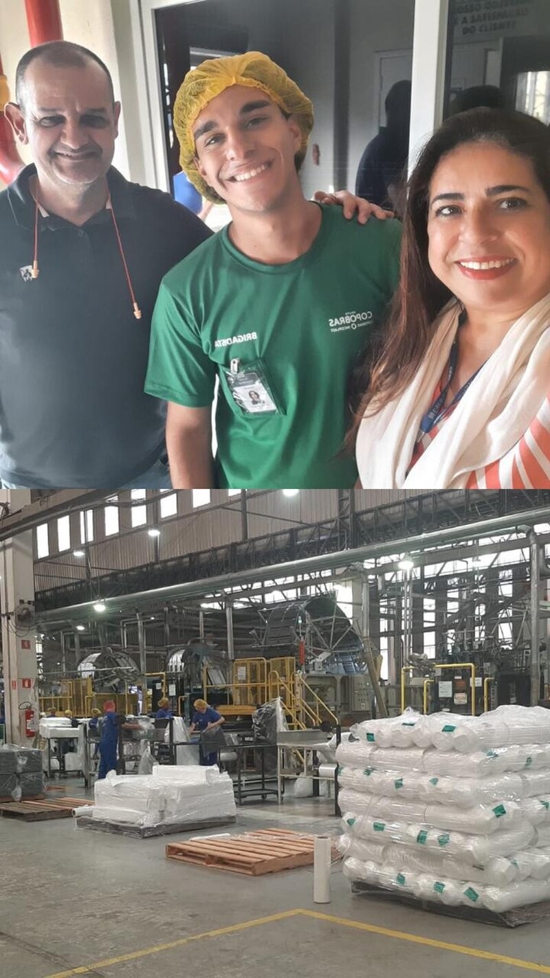 ✨ Visita da nossa gestora Neide à empresa parceira Copobras ✨