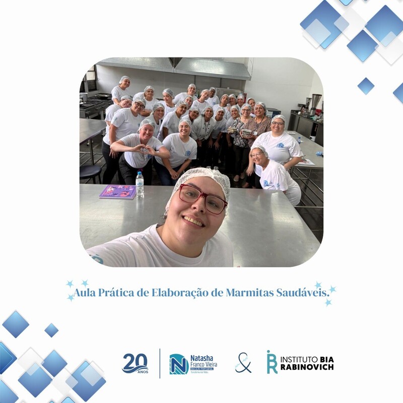 ✨ Aula Prática de Elaboração de Marmitas Saudáveis ✨