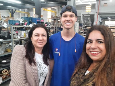 Nossa gestora Neide Oliveira visitou a Rulli, empresa parceira no Programa Jovem Aprendiz. 🤝