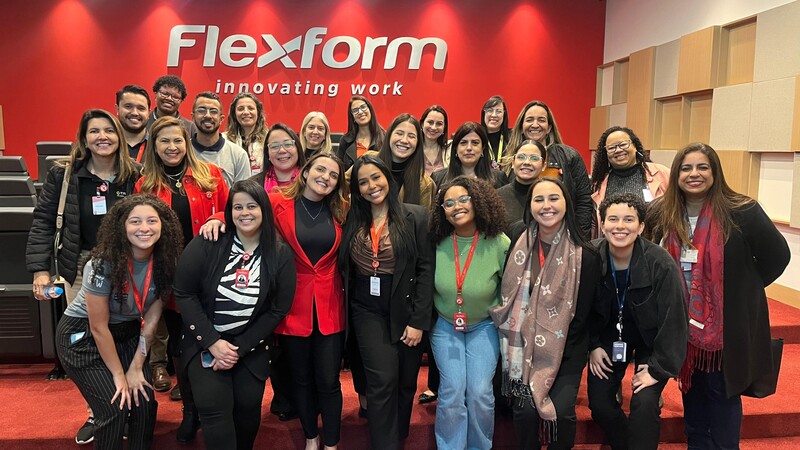 Visita Inspiradora à Flexform: Conexões, Parcerias e Novas Oportunidades ✨