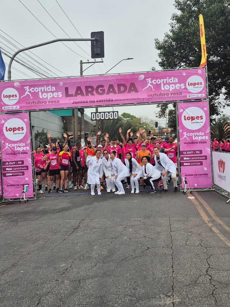 Corrida Lopes Supermercados - Outubro Rosa 🌸