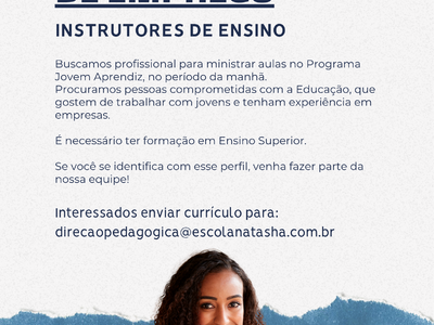 🚨 Estamos contratando! 🚨