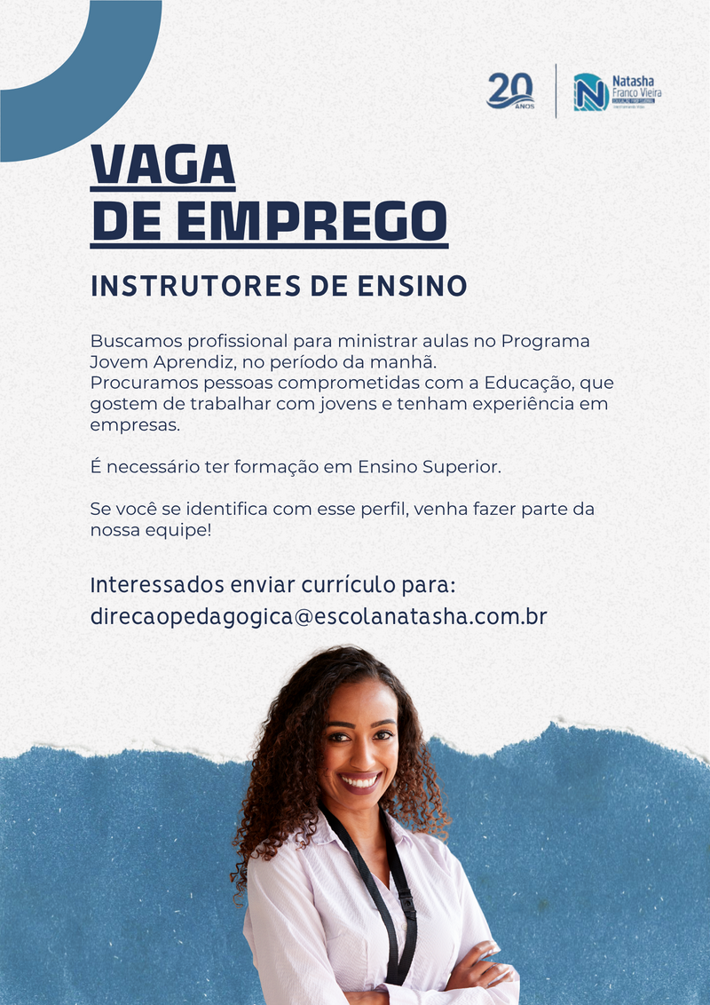 🚨 Estamos contratando! 🚨