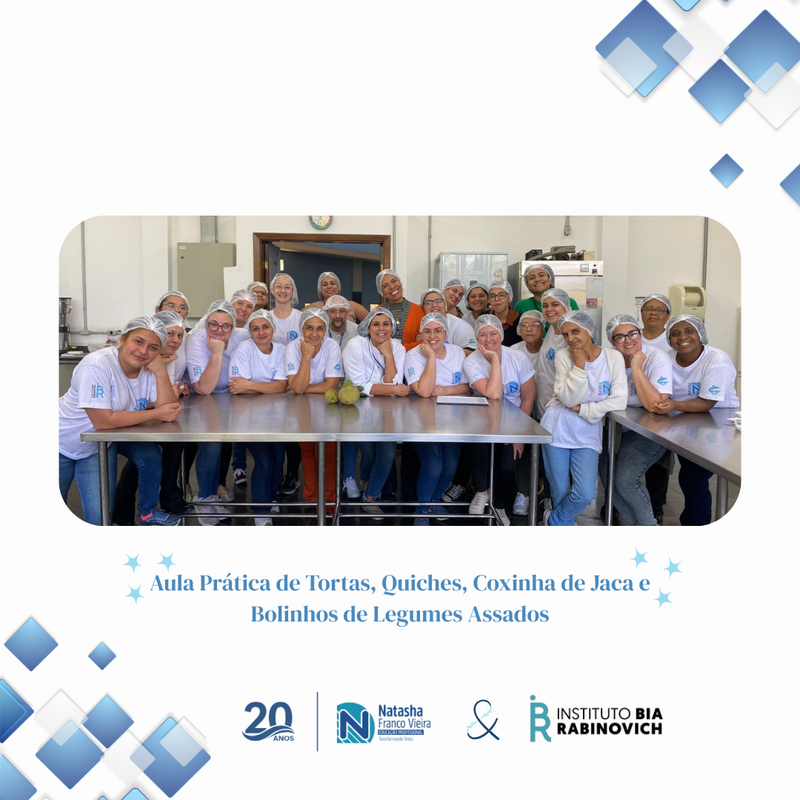 Hoje as alunas do curso de Culinária colocaram a mão na massa em uma aula prática deliciosa com a professora Simone! 😋