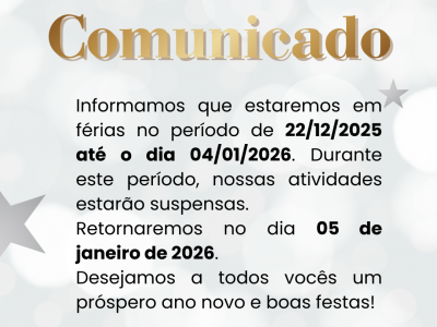 ⚠️ Comunicado ⚠️