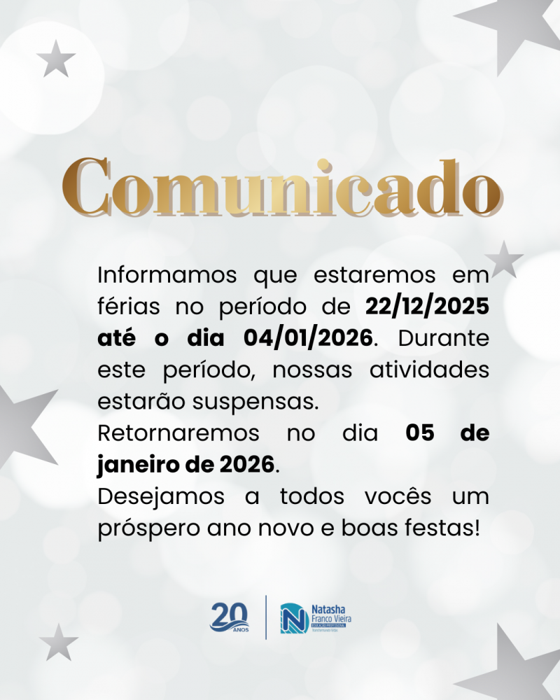 ⚠️ Comunicado ⚠️