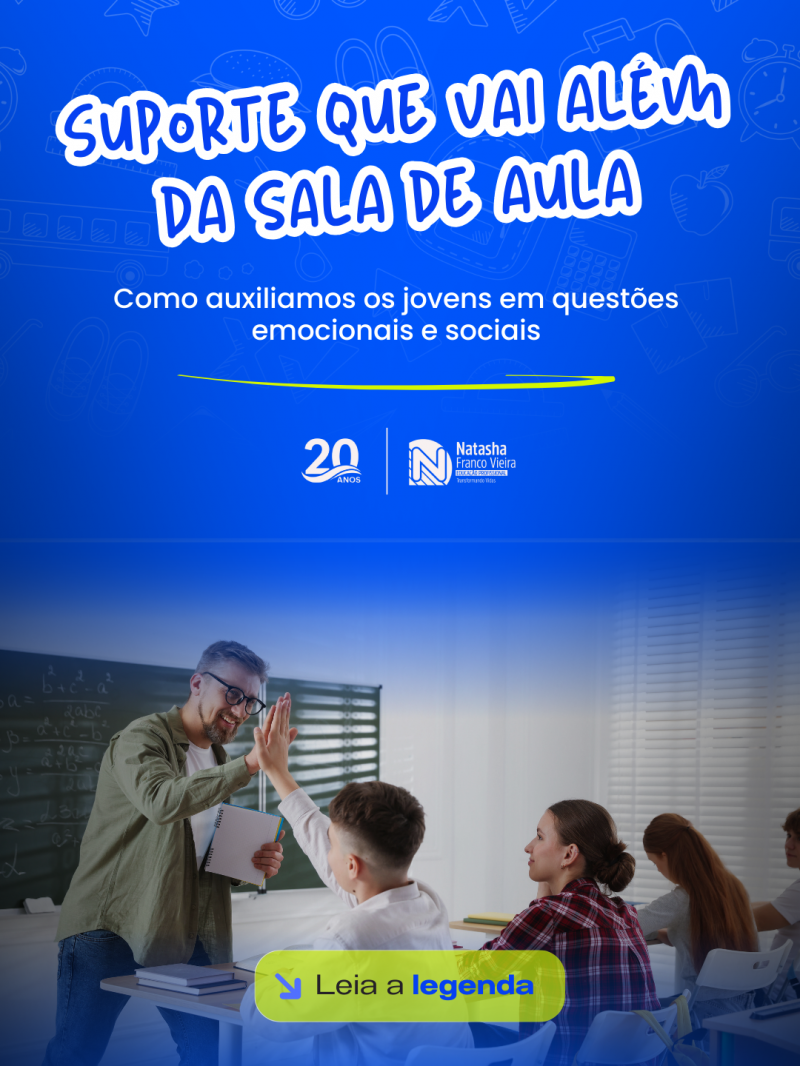 ✨ Suporte que vai além da sala de aula ✨