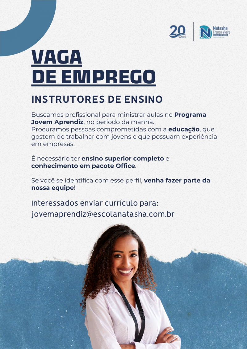 🚨 Estamos contratando! 🚨