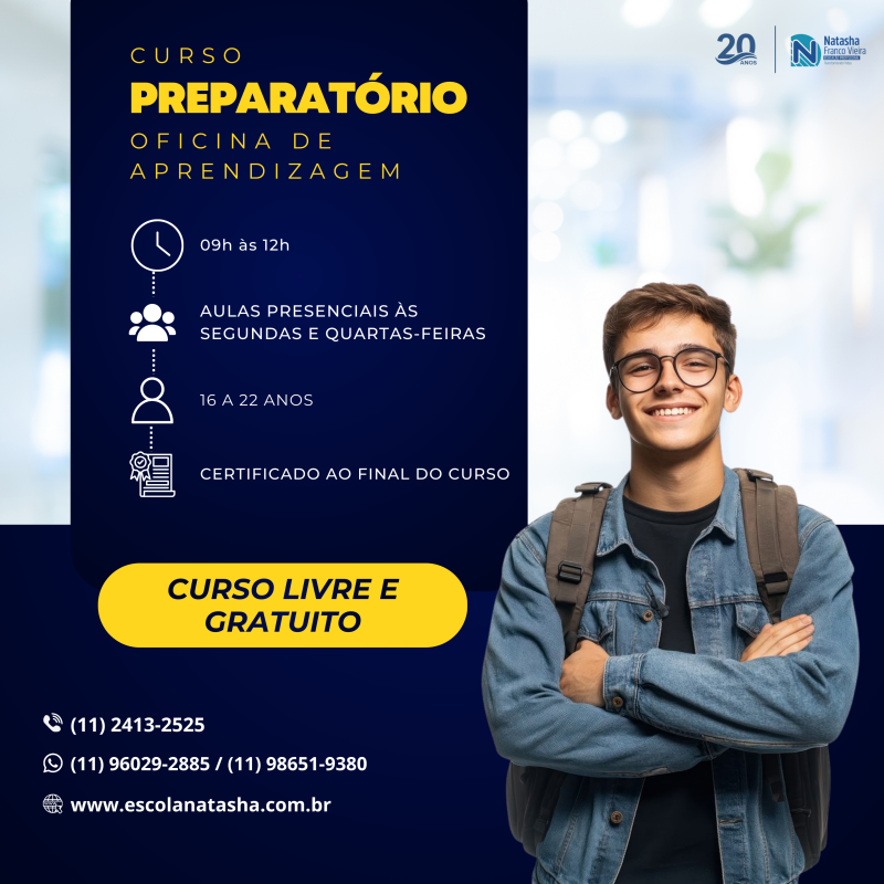 🚀 Quer se preparar para o primeiro emprego? Essa é a sua chance!