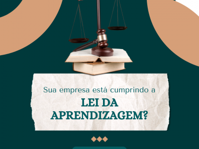 Você sabia que empresas de médio e grande porte têm a obrigatoriedade de contratar jovens aprendizes, conforme a Lei da Aprendizagem? 🤔📑