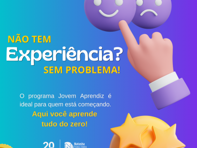 Se você tem entre 17 e 22 anos, essa é a oportunidade perfeita para dar o primeiro passo rumo ao seu futuro de sucesso. 💼✨