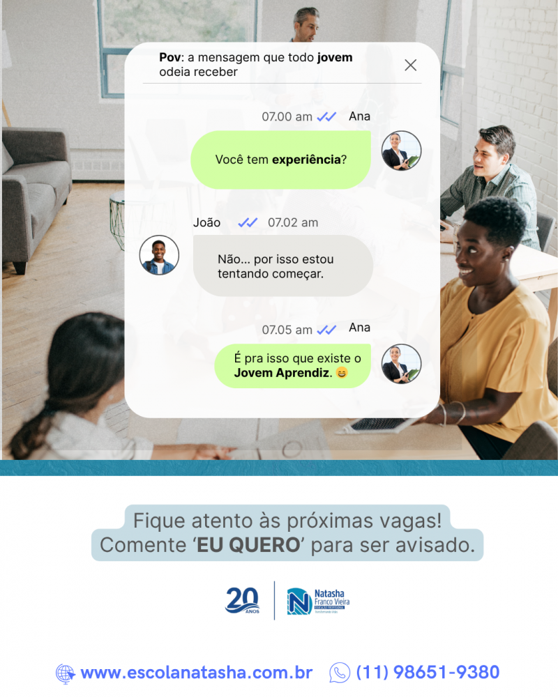 Todo jovem já passou por isso.