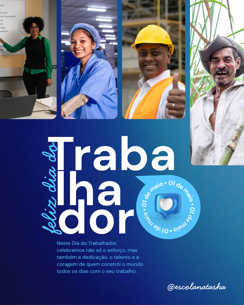 ✨Feliz Dia do Trabalhador!