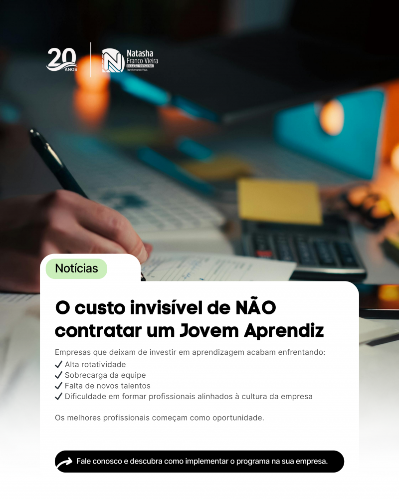 Muitas empresas enxergam o programa Jovem Aprendiz apenas como uma obrigação.