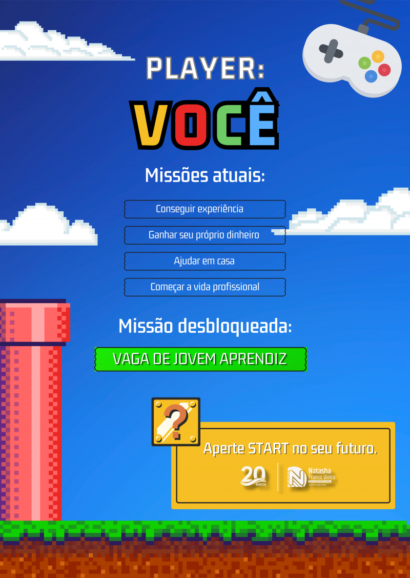 Todo mundo começa em algum nível. 🎮