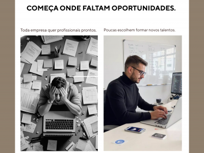 💼 Invista em quem pode crescer junto com a sua empresa.