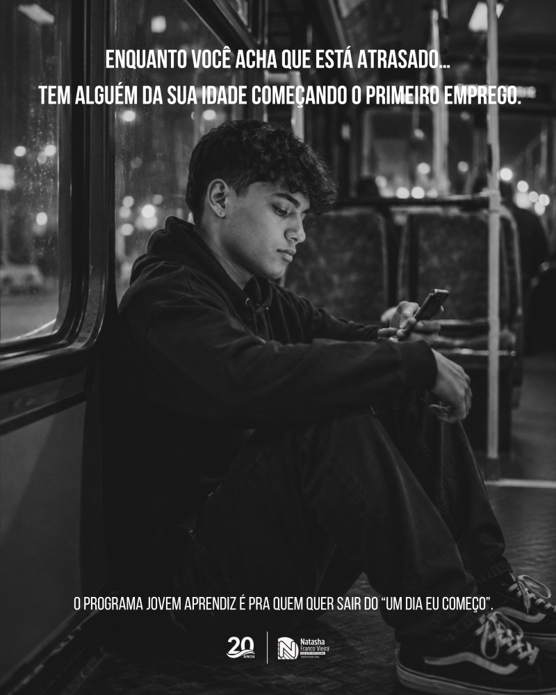 Você precisa dar o primeiro passo.