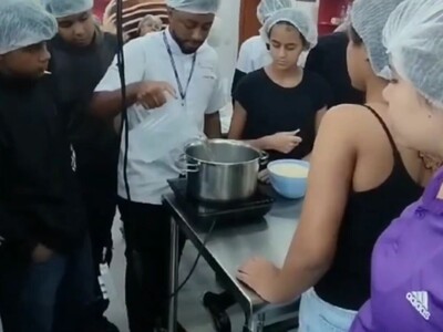 Visita dos Alunos da Escola Bom Pastor
