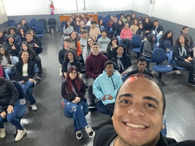 Palestra de Lúcio Kazlauskaites Santos Silva sobre Adaptabilidade. ✨ 🚀